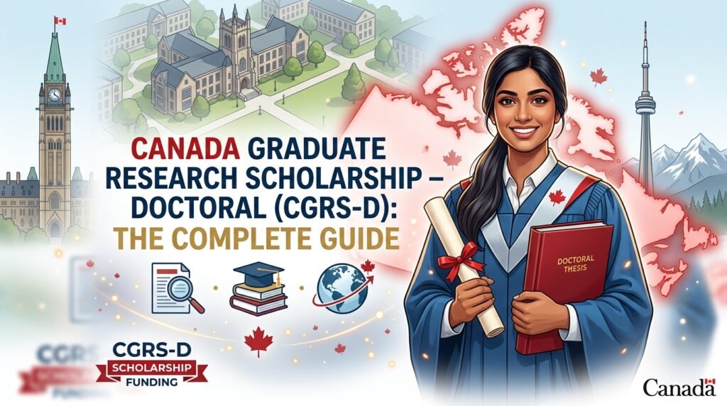 Canada Graduate Research Scholarship – Doctoral (CGRS-D) The Complete Guide