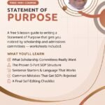 How to Write a Winning statement of purpose for scholarship – PDF mini course