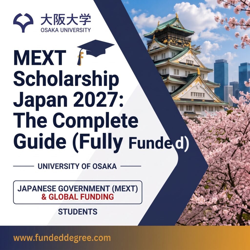 MEXT Scholarship Japan 2027 The Complete Guide (Fully Funded)