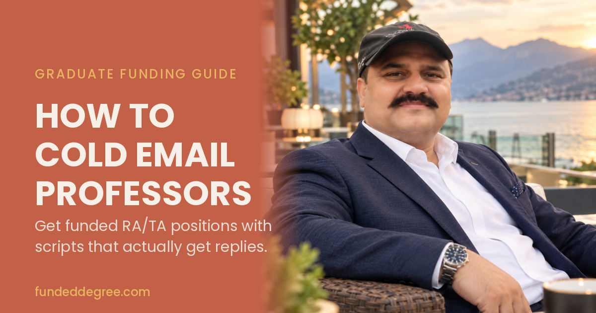 Cold emailing professors for funding
